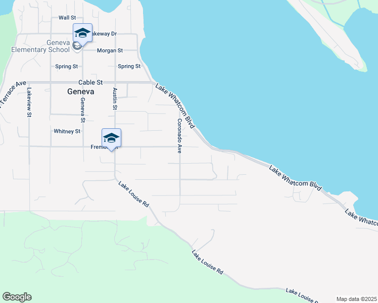 map of restaurants, bars, coffee shops, grocery stores, and more near 4920 Fremont Street in Bellingham