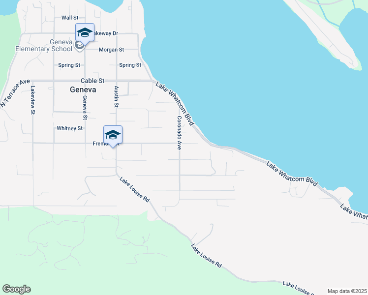 map of restaurants, bars, coffee shops, grocery stores, and more near 4920 Fremont Street in Bellingham