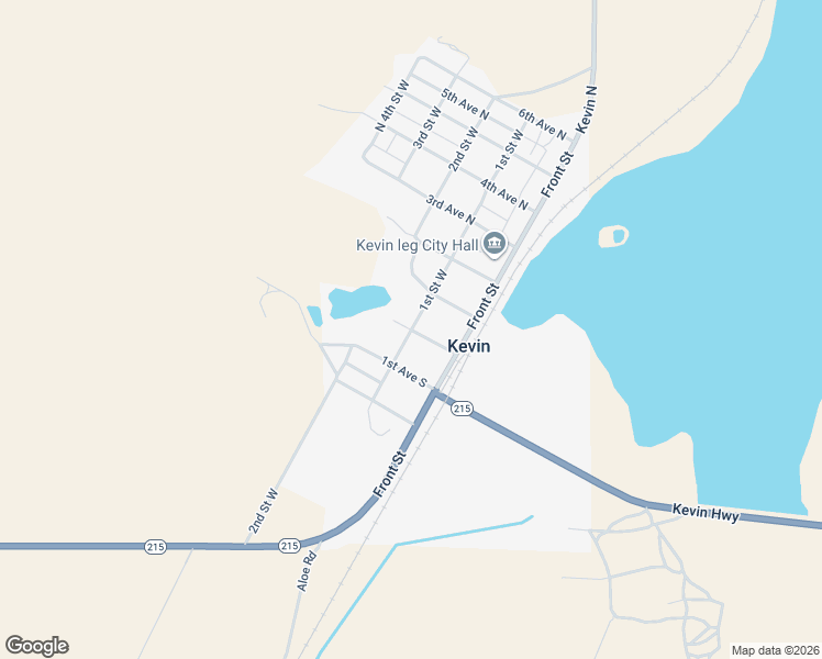 map of restaurants, bars, coffee shops, grocery stores, and more near 4 1st Street West in Kevin