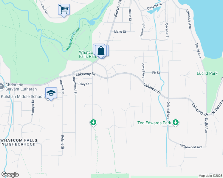 map of restaurants, bars, coffee shops, grocery stores, and more near 1314 Portal Drive in Bellingham