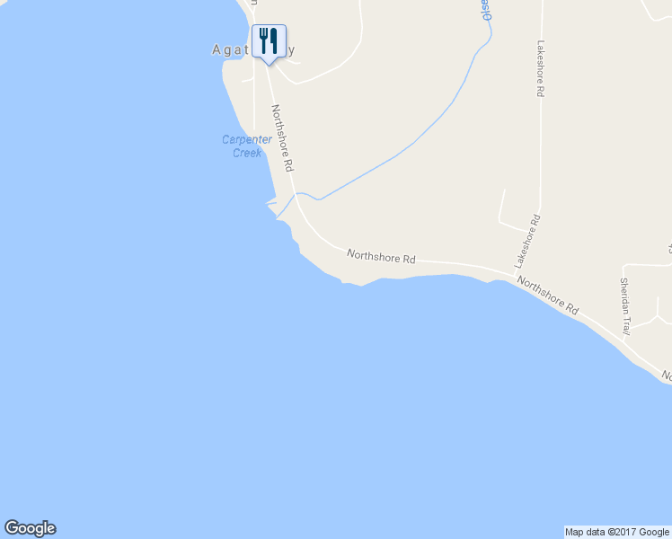 map of restaurants, bars, coffee shops, grocery stores, and more near 2633 N Shore Rd in Bellingham