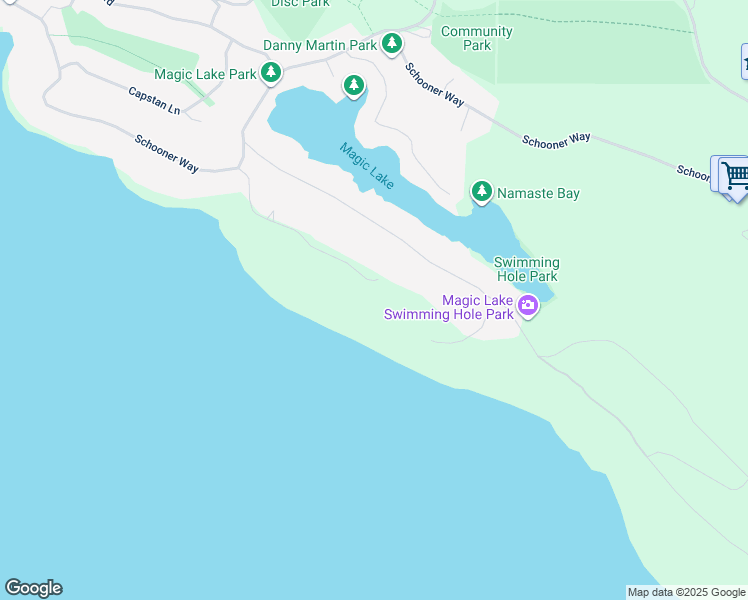 map of restaurants, bars, coffee shops, grocery stores, and more near 4843 Cutlass Court in Pender Island