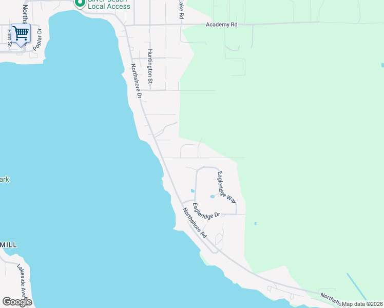 map of restaurants, bars, coffee shops, grocery stores, and more near 1710 Donald Avenue in Bellingham