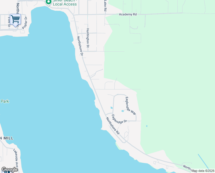map of restaurants, bars, coffee shops, grocery stores, and more near 1710 Donald Avenue in Bellingham