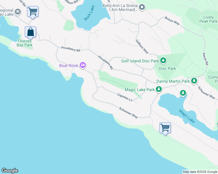 map of restaurants, bars, coffee shops, grocery stores, and more near 3704 Capstan Lane in Pender Island