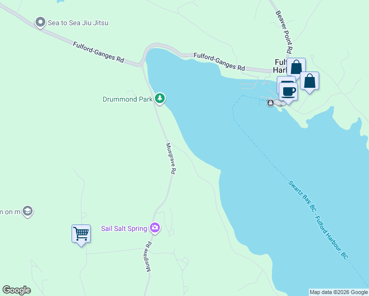map of restaurants, bars, coffee shops, grocery stores, and more near 221 Isabella Point Road in Capital
