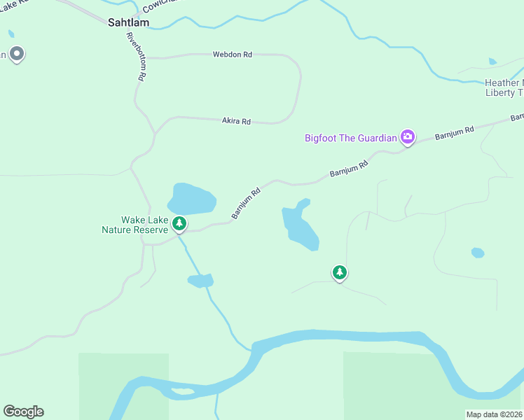 map of restaurants, bars, coffee shops, grocery stores, and more near Barnjum Road in Cowichan Valley