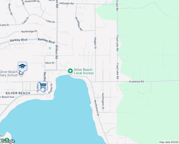 map of restaurants, bars, coffee shops, grocery stores, and more near 3003 Hayward Drive in Bellingham