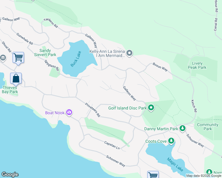 map of restaurants, bars, coffee shops, grocery stores, and more near 3715 Port Road in Pender Island