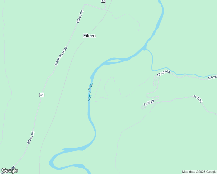map of restaurants, bars, coffee shops, grocery stores, and more near 1202 Porkchop Road in Moyie Springs