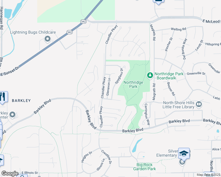 map of restaurants, bars, coffee shops, grocery stores, and more near 3223 Spyglass Drive in Bellingham