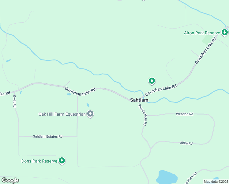 map of restaurants, bars, coffee shops, grocery stores, and more near 4635 Cowichan Lake Road in Duncan