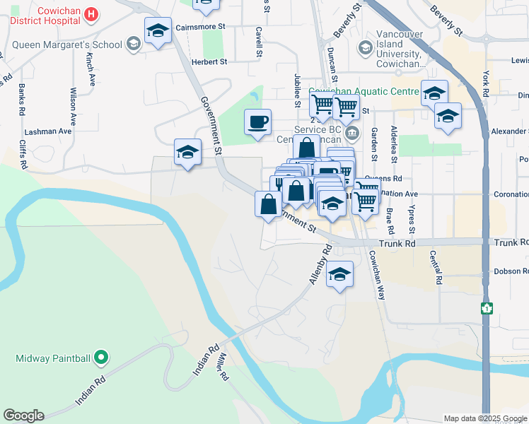 256 Government Street, Duncan BC Walk Score
