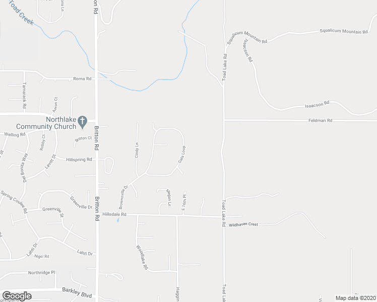 map of restaurants, bars, coffee shops, grocery stores, and more near 3844 Gala Loop in Bellingham