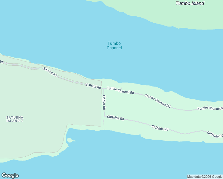 map of restaurants, bars, coffee shops, grocery stores, and more near 607 Tumbo Channel Road in Saturna