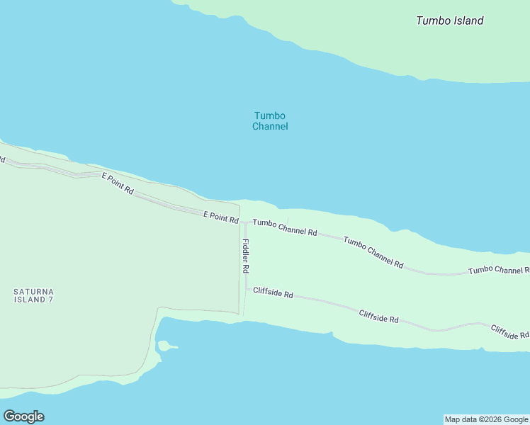 map of restaurants, bars, coffee shops, grocery stores, and more near 607 Tumbo Channel Road in Saturna