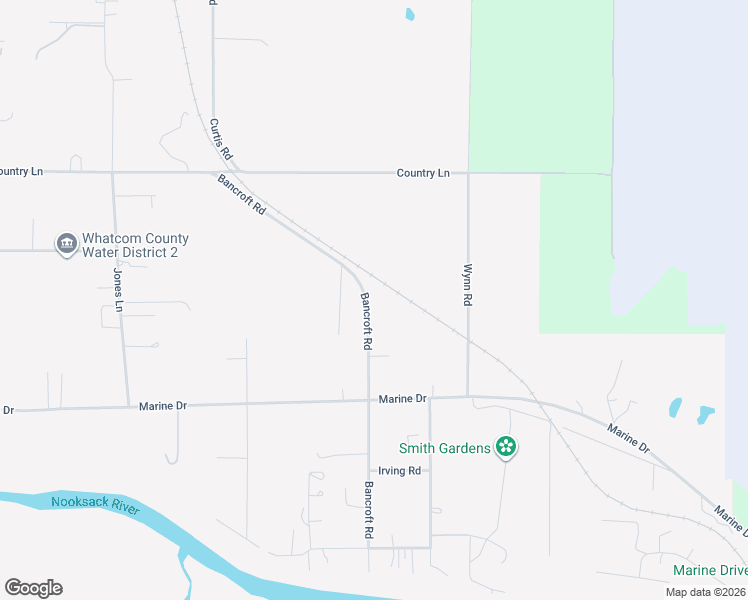 map of restaurants, bars, coffee shops, grocery stores, and more near 3984 Bancroft Rd in Bellingham