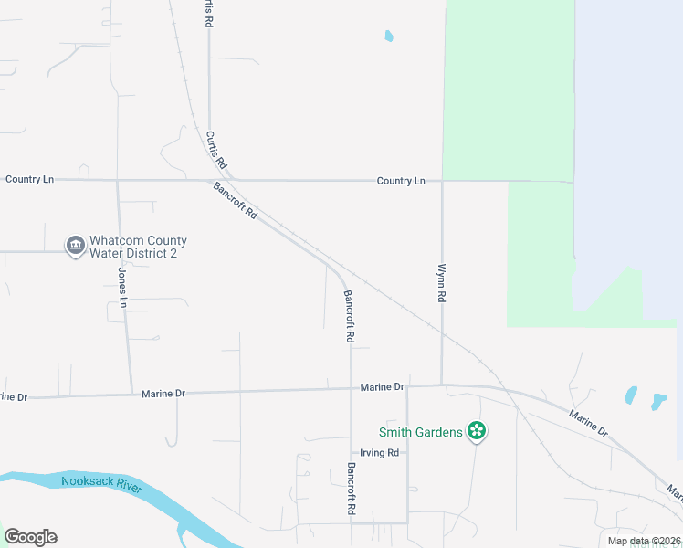 map of restaurants, bars, coffee shops, grocery stores, and more near 3984 Bancroft Road in Bellingham