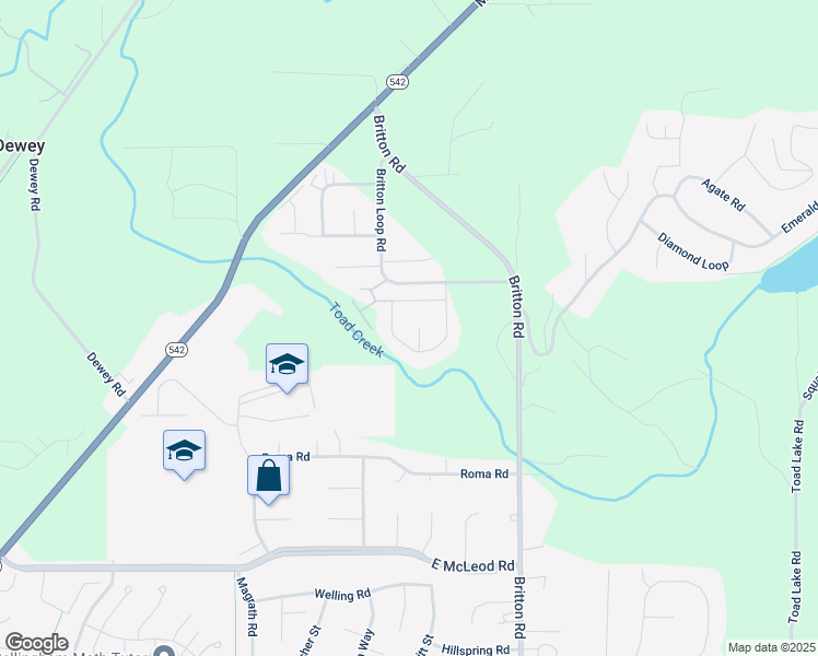 map of restaurants, bars, coffee shops, grocery stores, and more near 4033 Gloria Lane in Bellingham