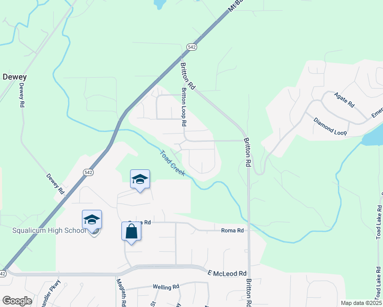map of restaurants, bars, coffee shops, grocery stores, and more near 4006 Ava Lane in Bellingham