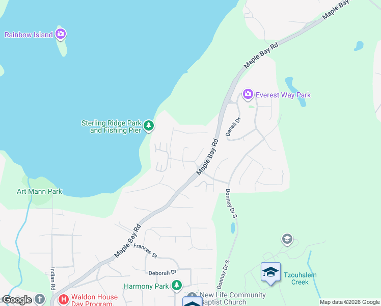 map of restaurants, bars, coffee shops, grocery stores, and more near 6057 Regent Place in Duncan