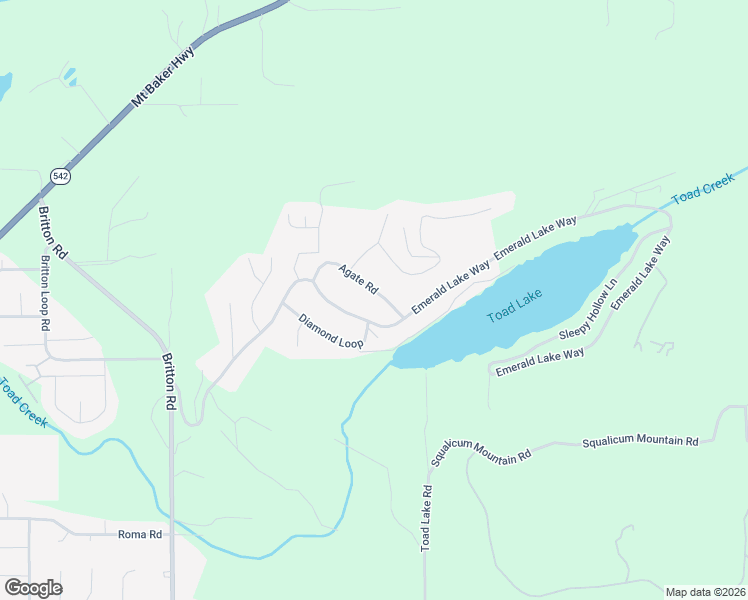 map of restaurants, bars, coffee shops, grocery stores, and more near 4144 Agate Road in Bellingham