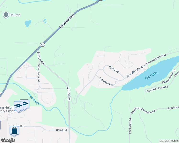 map of restaurants, bars, coffee shops, grocery stores, and more near 4167 Malachite Road in Bellingham