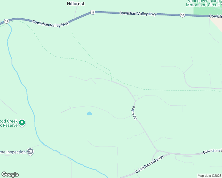 map of restaurants, bars, coffee shops, grocery stores, and more near 6110 Payne Road in Duncan