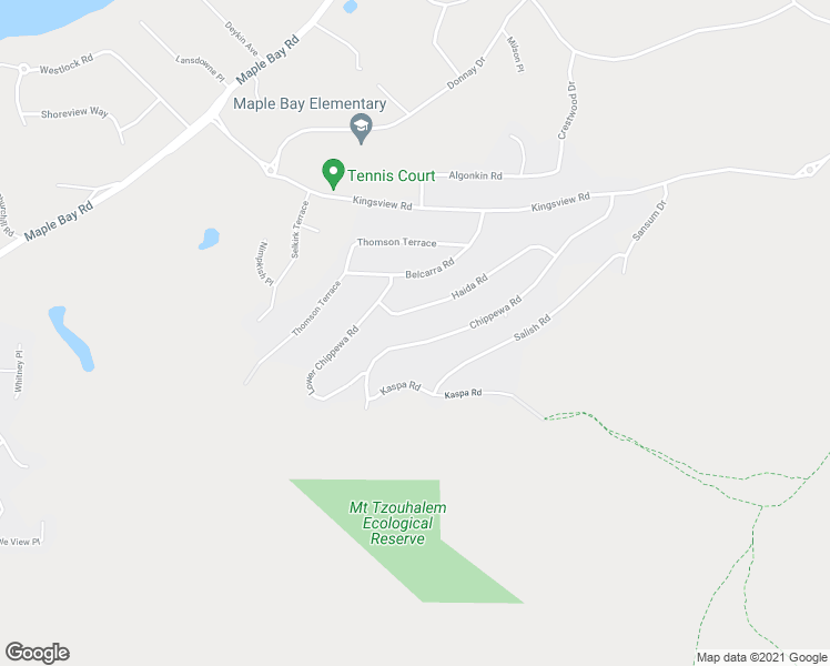 map of restaurants, bars, coffee shops, grocery stores, and more near 6085 Chippewa Road in Duncan