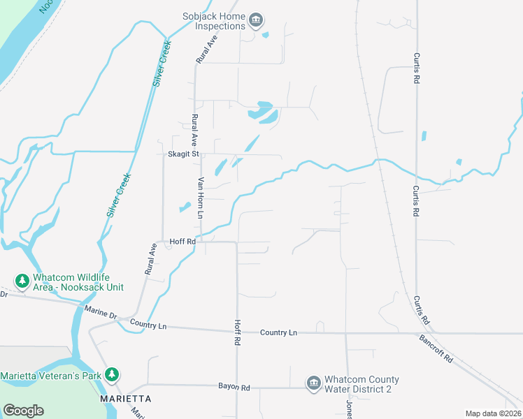 map of restaurants, bars, coffee shops, grocery stores, and more near 1699 Skagit Street in Bellingham