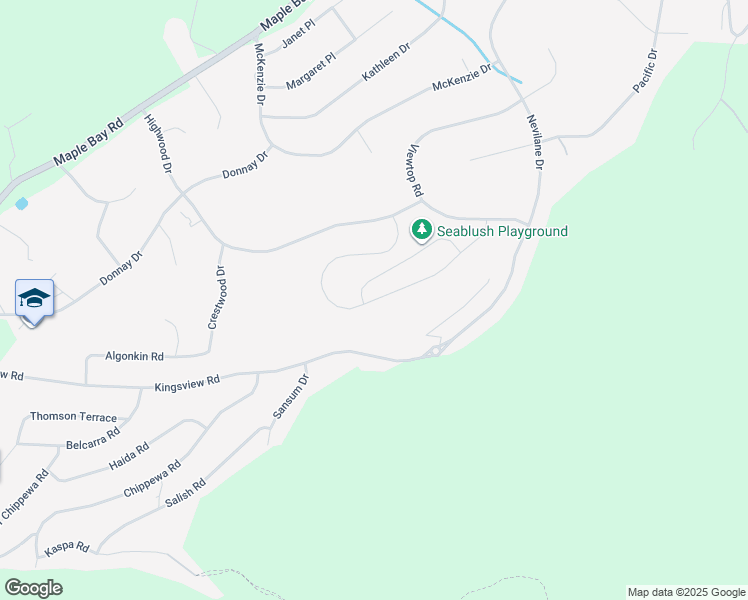 map of restaurants, bars, coffee shops, grocery stores, and more near 3228 Woodrush Drive in Cowichan Valley