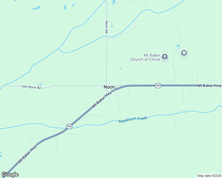 map of restaurants, bars, coffee shops, grocery stores, and more near 1711 Van Wyck Road in Bellingham
