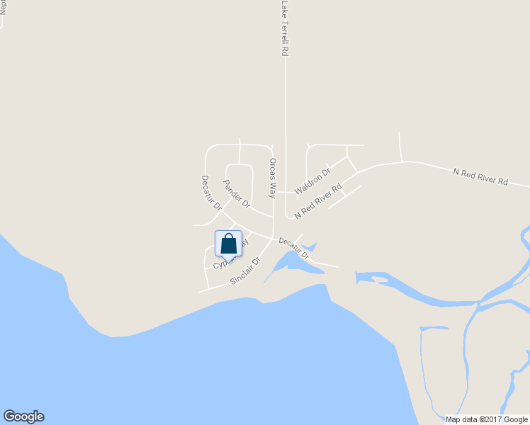 map of restaurants, bars, coffee shops, grocery stores, and more near 4516 Pender Drive in Ferndale