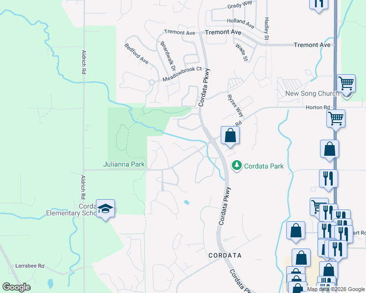 map of restaurants, bars, coffee shops, grocery stores, and more near 604 Creekbend Lane in Bellingham