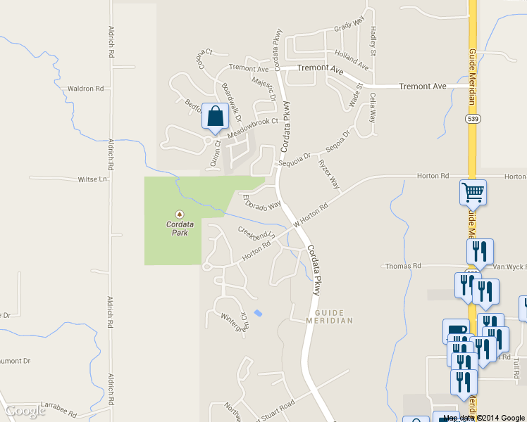 map of restaurants, bars, coffee shops, grocery stores, and more near 2 El Dorado Way in Bellingham