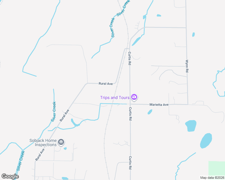 map of restaurants, bars, coffee shops, grocery stores, and more near 4616 Rural Avenue in Bellingham