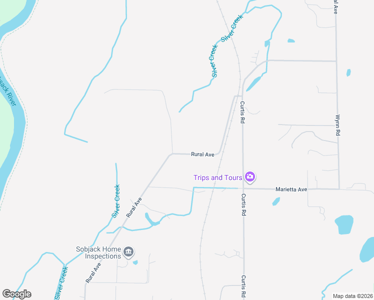 map of restaurants, bars, coffee shops, grocery stores, and more near 4591 Rural Avenue in Bellingham