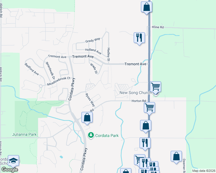map of restaurants, bars, coffee shops, grocery stores, and more near 4614 Celia Way in Bellingham