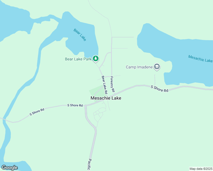 map of restaurants, bars, coffee shops, grocery stores, and more near 6627 Bear Lake Road in Mesachie Lake