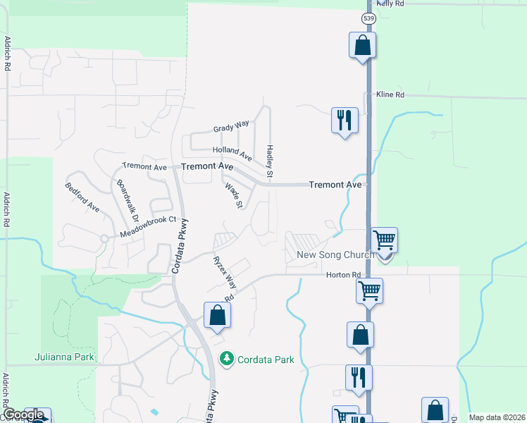 map of restaurants, bars, coffee shops, grocery stores, and more near 4647 Wade Street in Bellingham