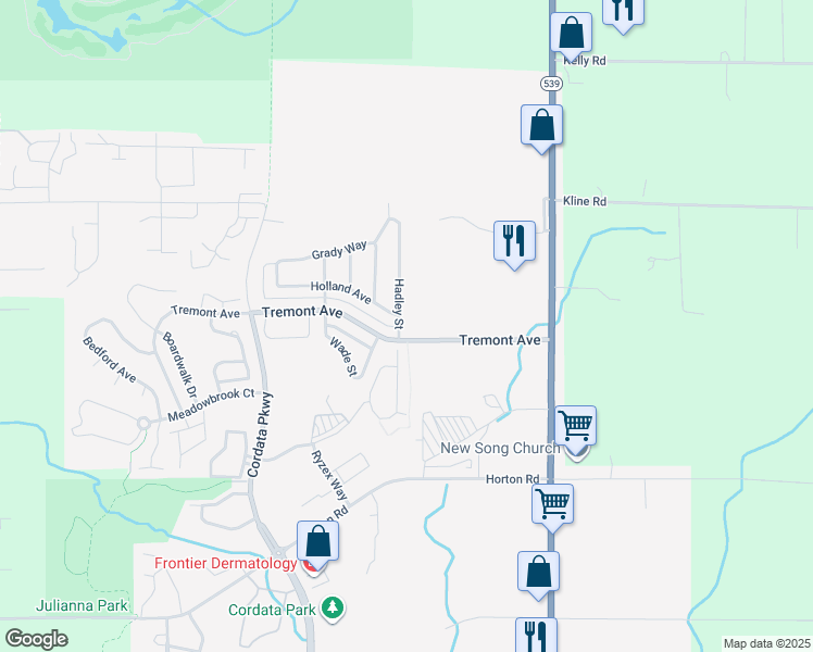 map of restaurants, bars, coffee shops, grocery stores, and more near 4700 Hadley Street in Bellingham