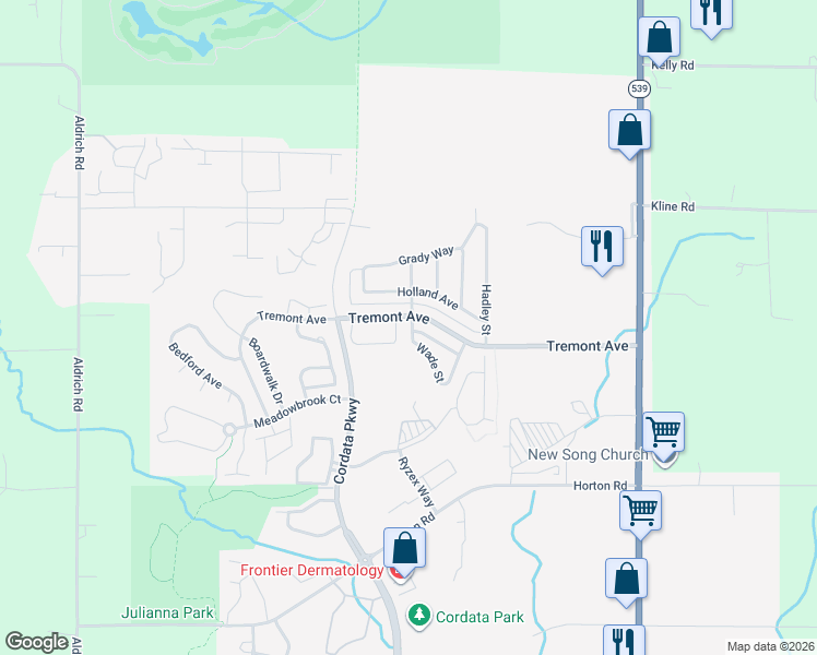 map of restaurants, bars, coffee shops, grocery stores, and more near 4693 Wade Street in Bellingham