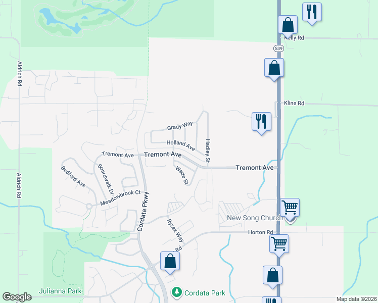map of restaurants, bars, coffee shops, grocery stores, and more near 4713 Parker Street in Bellingham
