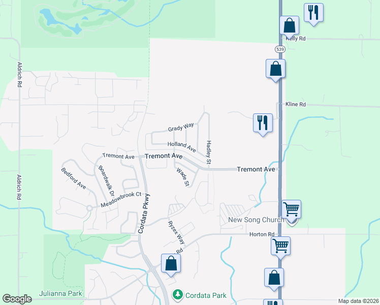 map of restaurants, bars, coffee shops, grocery stores, and more near 4713 Parker Street in Bellingham