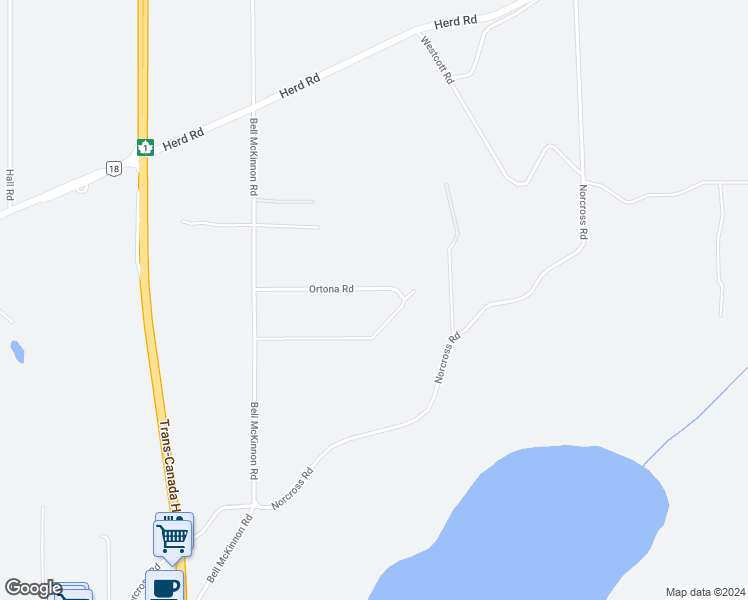 map of restaurants, bars, coffee shops, grocery stores, and more near 2768 Ortona Road in Duncan