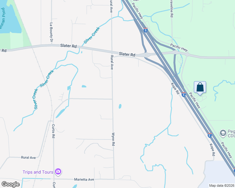 map of restaurants, bars, coffee shops, grocery stores, and more near 4738 Wynn Road in Bellingham