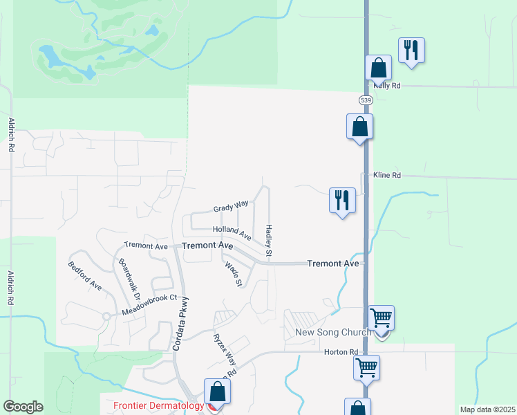 map of restaurants, bars, coffee shops, grocery stores, and more near 4764 Parker Street in Bellingham