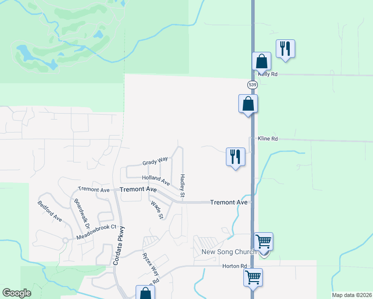 map of restaurants, bars, coffee shops, grocery stores, and more near 4746 Hadley Street in Bellingham