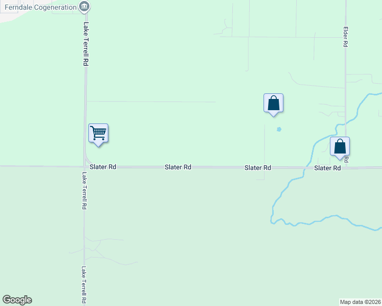 map of restaurants, bars, coffee shops, grocery stores, and more near 3552 Slater Road in Ferndale