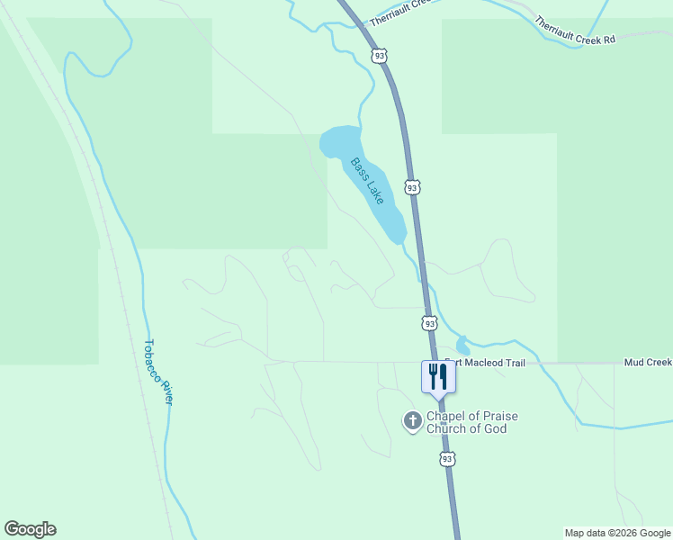 map of restaurants, bars, coffee shops, grocery stores, and more near 248 Maranatha Road in Eureka